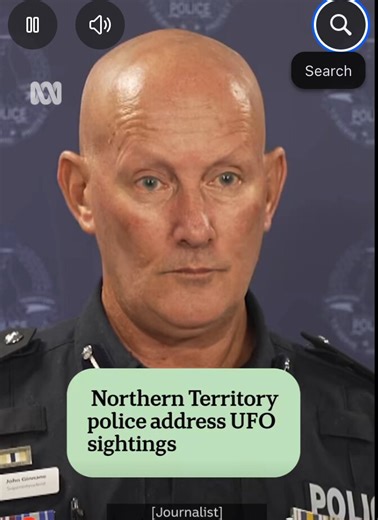 🚨Northern Territory Police, Australia🇦🇺 address UFO sightings..This is a worldwide Phenomenon!H/T: @abcnews
