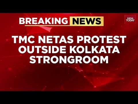 TMC Protests Over Alleged Strong Room Tampering As BJP Denies Claims Ahead Of Bengal Vote Counting