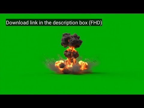Ground Explosion with Flying Debris | Green Screen VFX Free Download (No Copyright)