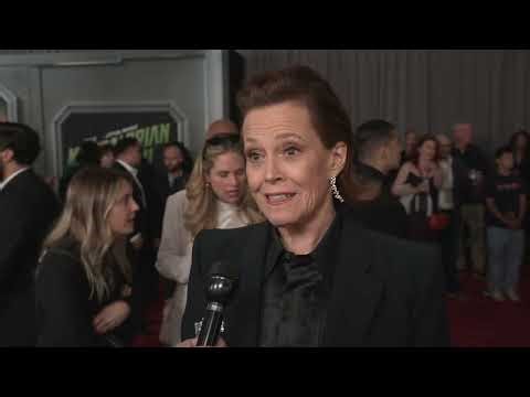 Sigourney Weaver at The Mandalorian and Grogu World Premiere Star Wars | ScreenSlam