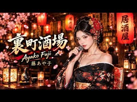 🍶 裏町酒場 – 藤あや子 🎤 心に沁みる昭和演歌の名曲｜雨の夜に聴きたい懐かしい日本歌謡曲、切ない恋と人生の哀愁を感じる美しい歌声、心に残る大人の演歌の世界#裏町酒場 #藤あや子