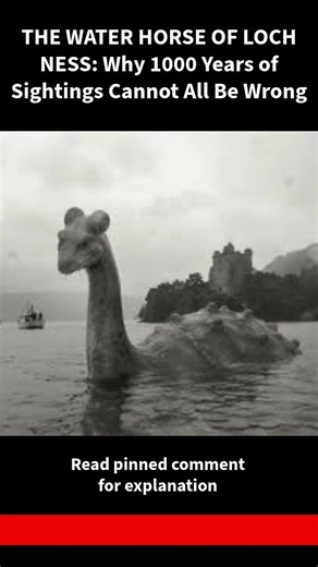 THE WATER HORSE OF LOCH NESS: Why 1000 Years of Sightings Cannot All Be Wrong