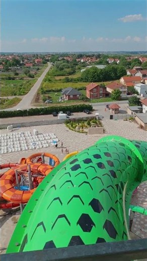 Green Line Water Slide at S Klub Aquapark 🇷🇸