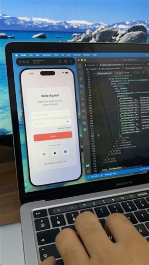 Modern Login Page UI in Flutter