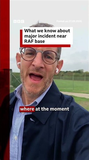 What we know about major incident near RAF base. #BBCNews