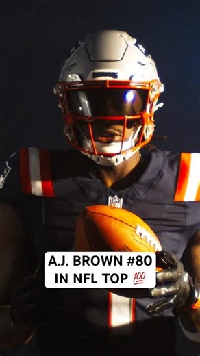A.J. Brown. #8️⃣0️⃣ in the NFL Top 100 😤 #patriots #ajbrown #nfl #shorts