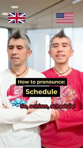 How Do YOU Say Schedule? 🤔🇬🇧 🇺🇸 🇦🇺 #english