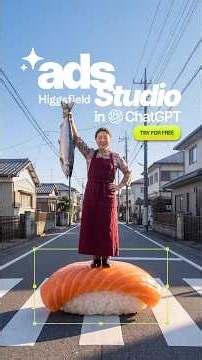 Higgsfield Ads Studio in ChatGPT | Try It for Free