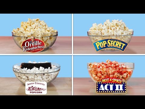 Pro Chefs Blind Taste Test Every Microwave Popcorn | The Taste Panel | Epicurious