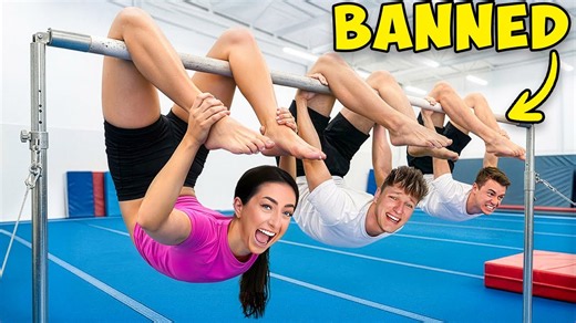 Men attempt extreme banned contortion skills in intense challenge