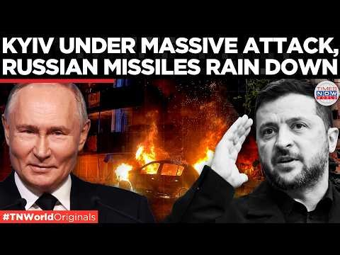 RUSSIA POUNDS UKRAINE: Kyiv Rocked by Explosions as Russian Missile and Drone Strikes Intensify