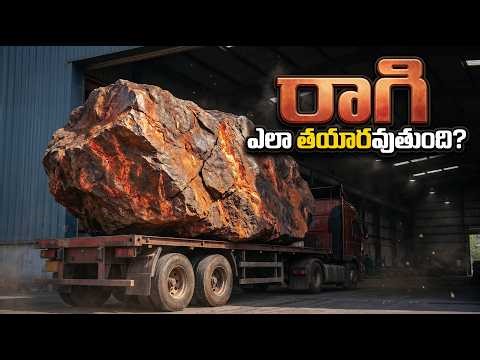 నేల అడుగున ఉన్న రాతి నుంచి రాగి ఎలా పుడుతుంది? | How Copper is Made