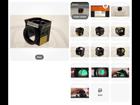 Nikon Microscope Fluorescence Filter Cube for 80i/90i/TE2000/TE3000/Ci/Ti 34505