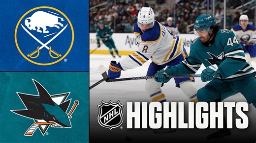 Sabres vs. Sharks | NHL Highlights | Oct 27, 2026