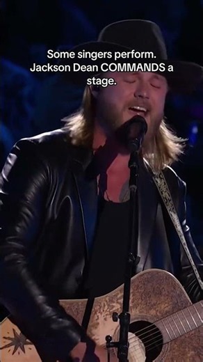 when jackson dean steps on that stage, the whole room knows who's in control. pure command.