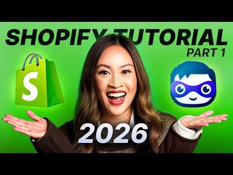 The OFFICIAL Shopify Tutorial For Beginners 2026 (Part 1)