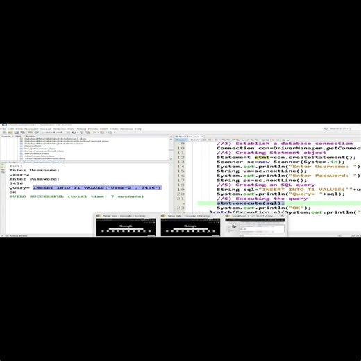 04 21 Developing A Login Application Using Jdbc And Mysql SHORTS 11of15