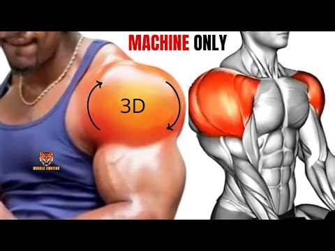 7 BEST SHOUDLER WORKOUT WITH MACHINE ONLY AT GYM