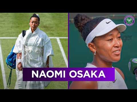 Naomi Osaka on her ICONIC Wimbledon outfit 🤍 | Post-match Interview