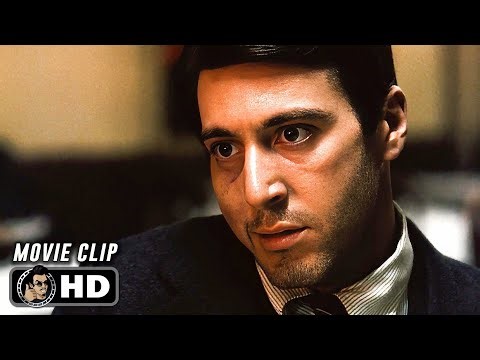 Restaurant Hit Scene | THE GODFATHER (1972) Movie CLIP HD