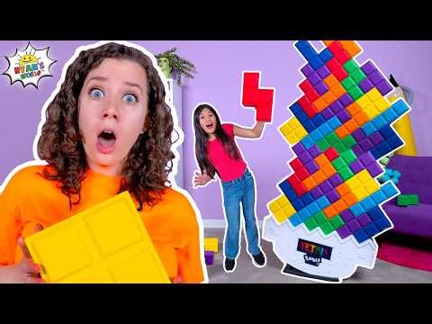 TETRIS TUMBLE XL KIDS VS ADULTS!!!