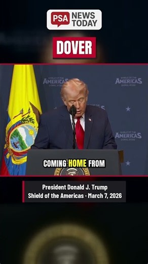 "Great Heroes in Our Country": Trump Before Leaving for Dover to Greet Fallen Troops #Shorts