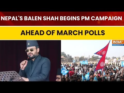 Nepal’s Rapper-Turned-Mayor Balen Shah Launches PM Campaign from Janakpur Ahead of March Polls