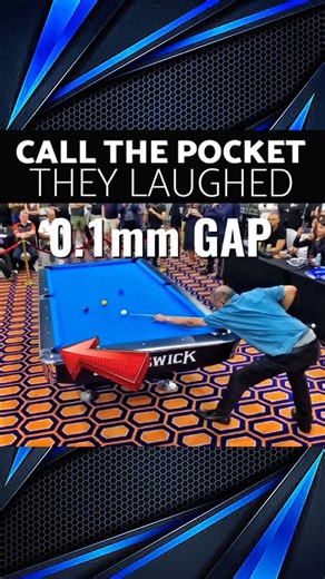 ⭐ Efren Reyes The Closest 8-Ball Shot almost collision