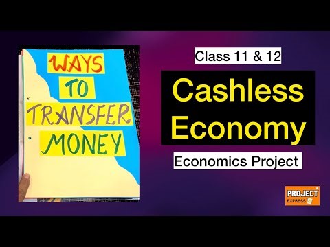 Cashless Economy Project File | Economics Project Class 11/12 | CBSE Full Project #economicsproject