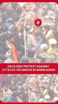 VHP, Hindu Groups Protest Near Bangladesh High Commission Over Atrocities on Hindus