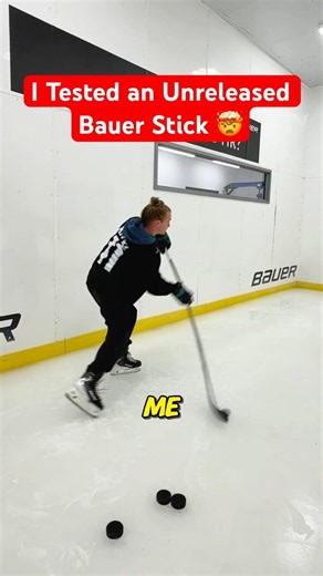 Maybe the last thing I expected to see 🔥 #bauer #hockey #connorbedard #kazxi