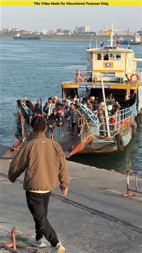 Why does everyone become happy when the boat comes closer?