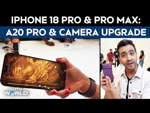 iPhone 18 Pro & Pro Max: A20 Pro, AI Siri & Major Camera Upgrade