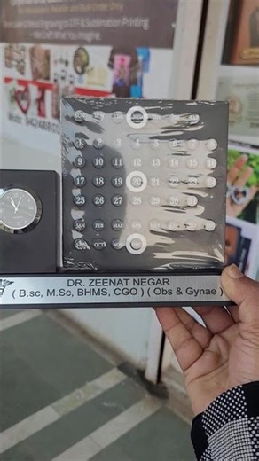 Pen Stand and Life Time Calender with Personalization #art #CorporateGifts #smallbusiness