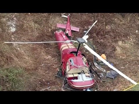 Witness speaks on helicopter crash that left pilot dead, another injured