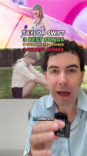 Taylor Swift has such a varied discography but the highs are so high #taylorswift #popmusic #songranking #greenscreen