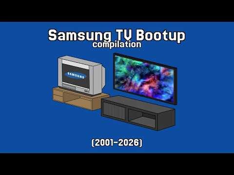 📺 Samsung TV Bootups (2001-2026)📺 #nostalgia