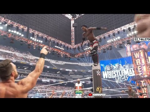 irl stream MY FIRST MATCH AT WRESTLE MANIA 🤼