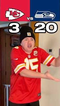 CHIEFS VS SEAHAWKS WEEK 7 RECAP😳😭🏈 #NFL #football #chiefs #seahawks #skit