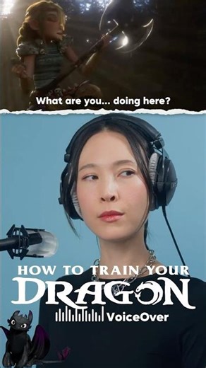 Voice Actor Performs Astrid (How To Train Your Dragon) #voiceoverchallenge