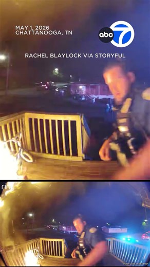 Officer helps save family from burning home
