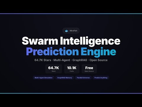 MiroFish Tutorial - Swarm Intelligence Prediction Engine (64.7K Stars)
