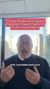 Trump Drops Immigration Election Fraud Claim in Truth Social Rant