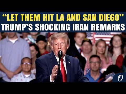 “Let Them Hit”: Trump Invokes Iran Attacks On LA And San Diego During Fiery Speech To Supporters