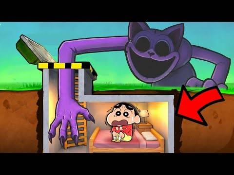 Shinchan Hiding 100 Hours in Bunker! 😱