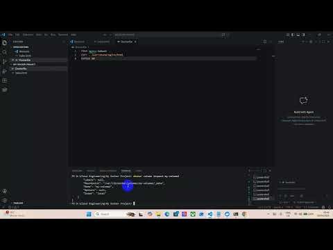 Docker HTML web application deployment using nginx