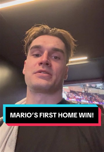 😄✌️ First dub in Rocket Arena for @Mario Hezonja! #nba #basketball #cavs #cleveland #sports