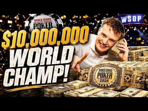 PokerGO Podcast: Lucas Jumalon Wins $10,000,000 in the WSOP Main Event