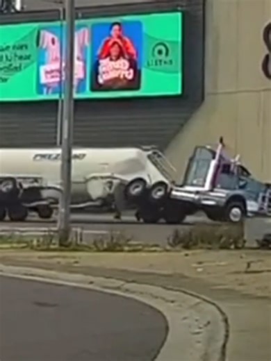 DEVELOPING: A major operation is underway to right a truck involved in a wild rollover at one of the city's busiest intersections.