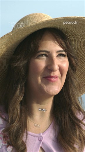 The fake smiles say it all. #TheFiveStarWeekend is streaming now on Peacock. #DArcyCarden #JudyGreer #ElinHilderbrand #BookTok